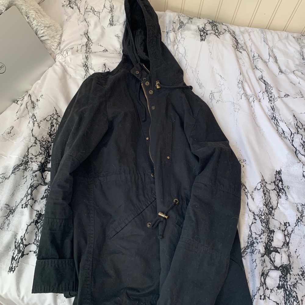 Black utility jacket